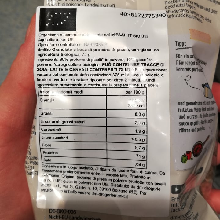 review photo of dmBio Veggie Hack shared by @emanuelepascuzzo on 29 Mar 2022 - review