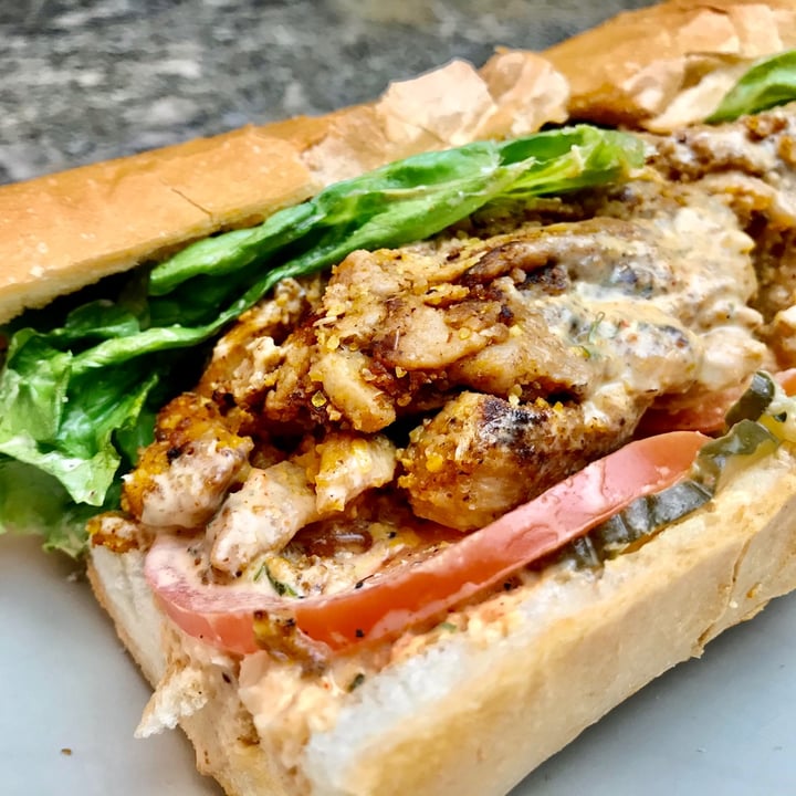 photo of DC Vegetarian Cajun Chicken Po Boy Sub shared by @pdxveg on  30 Dec 2020 - review