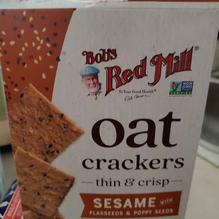 photo of Bob's Red Mill Oat Crackers - Classic -thin & crisp shared by @francesca152 on  19 Aug 2021 - review