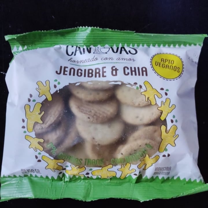 photo of Canvas Galletitas de Jengibre & Chia shared by @veganoradical on  23 Jul 2021 - review