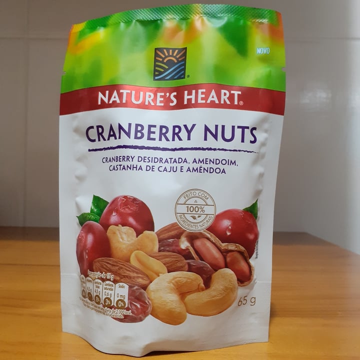 photo of Nature's Heart cranberry nuts shared by @libelulavegan on  13 Oct 2022 - review