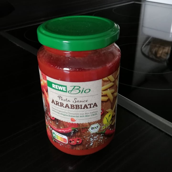 photo of Rewe Bio Pasta Sauce Arrabbiata shared by @mareikeks on  29 May 2022 - review