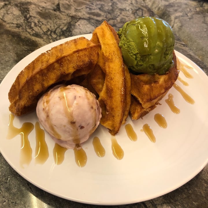photo of Well Loft Ice Cream Waffle shared by @plantingggg on  17 May 2021 - review