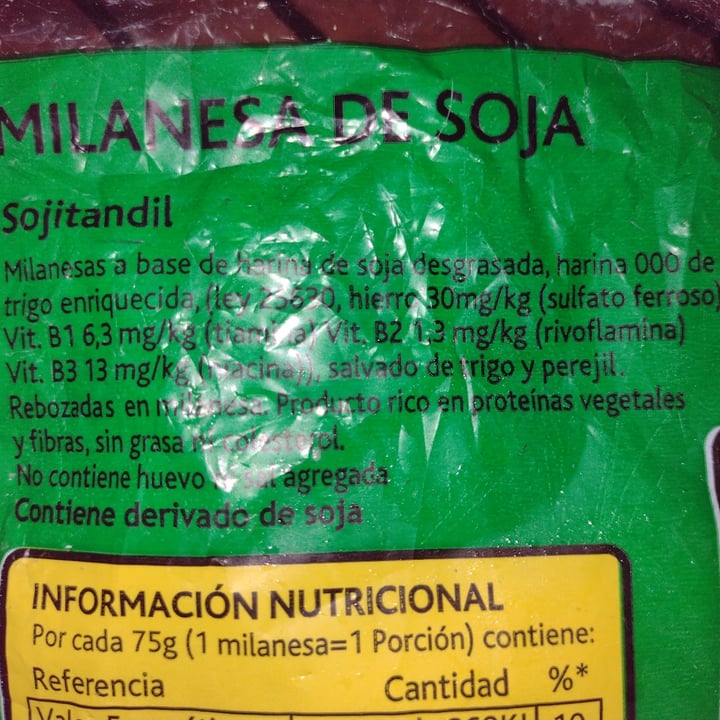 photo of Alimentos naturales de Tandil Milanesas de soja tradicionales shared by @celestepousa on  06 Apr 2021 - review