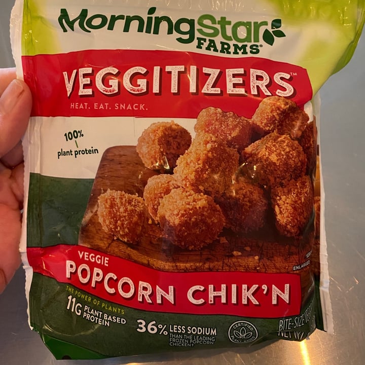 review photo of MorningStar Farms Veggitizers Veggie Popcorn Chik’N shared by @montgommmery on 07 Jun 2021 - review