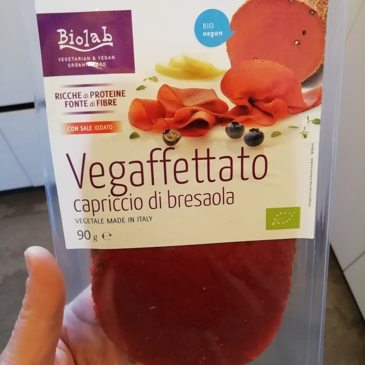 photo of Biolab Vegaffettato Capriccio Di Bresaola shared by @vanessavilla on  14 Apr 2022 - review