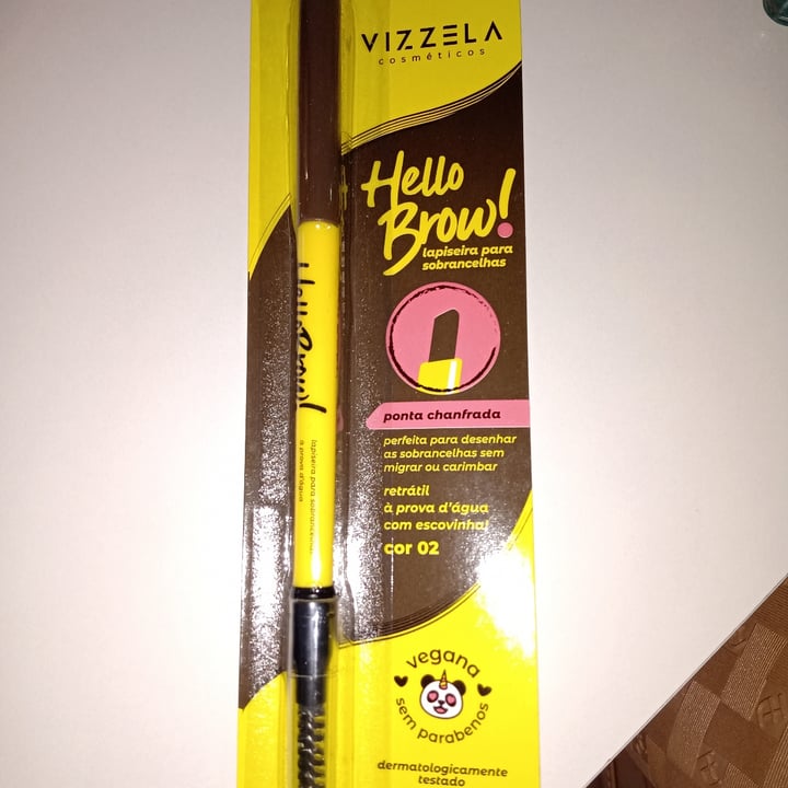 photo of Vizzela Cosméticos lapiseira para sobrancelhas shared by @julimendesviana on  13 Nov 2022 - review