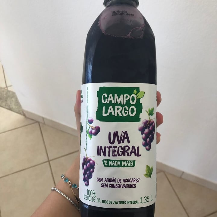 review photo of Campo Largo suco integral de uva shared by @cristinaenjo on 15 Dec 2022 - review