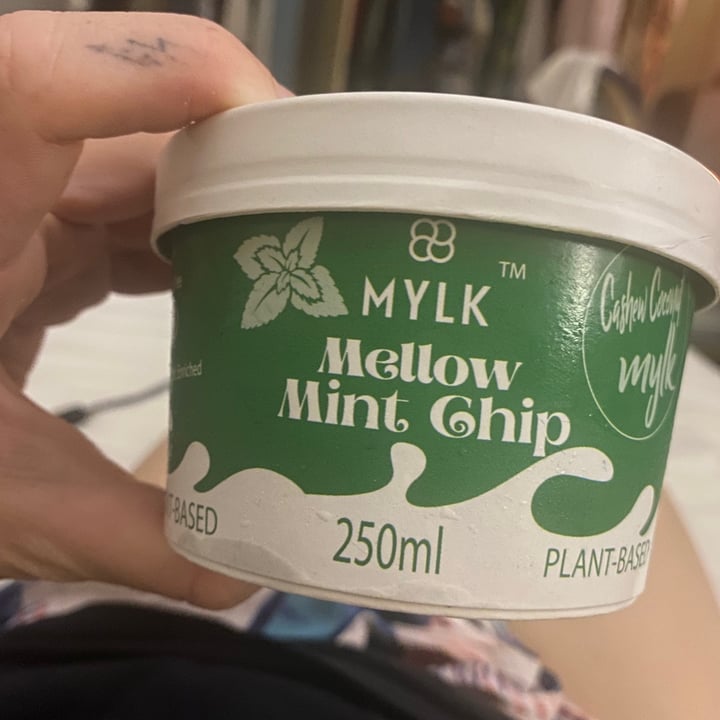 photo of Mylk Ice Cream  Mellow Mint Chip shared by @kriscallyhenry on  25 Mar 2022 - review
