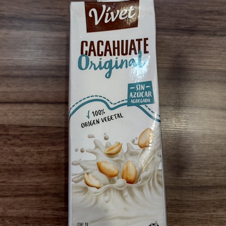 photo of Vívet Leche de Cacahuate sabor Original Sin Azúcar shared by @peaceandlove on  04 Jan 2022 - review
