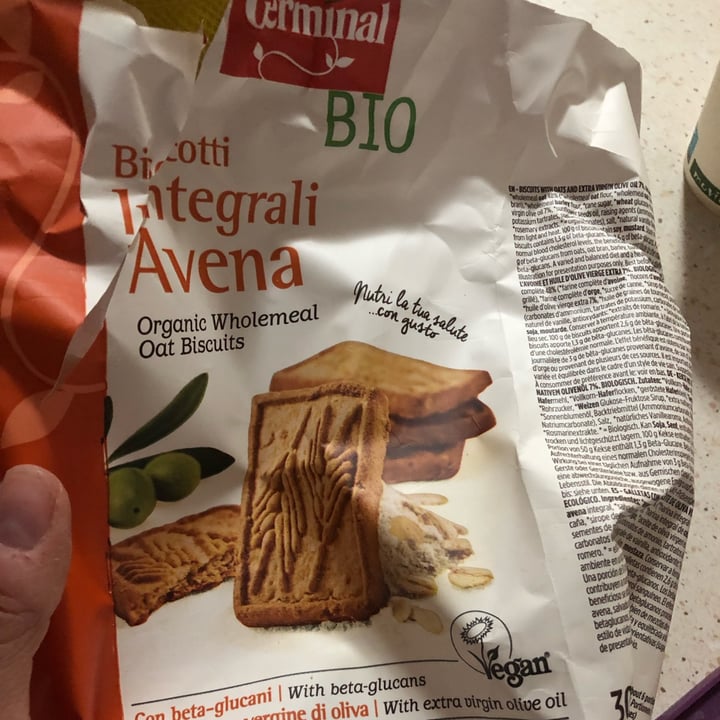 photo of Germinal Bio Biscotti avena shared by @manuvegan on  30 Aug 2022 - review