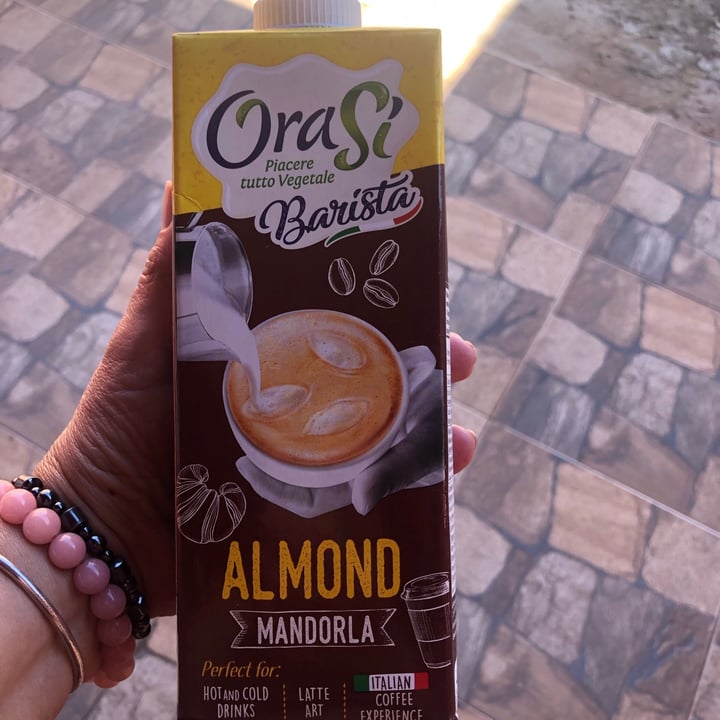 photo of OraSí Barista almond shared by @marinagiron on  25 Jul 2021 - review