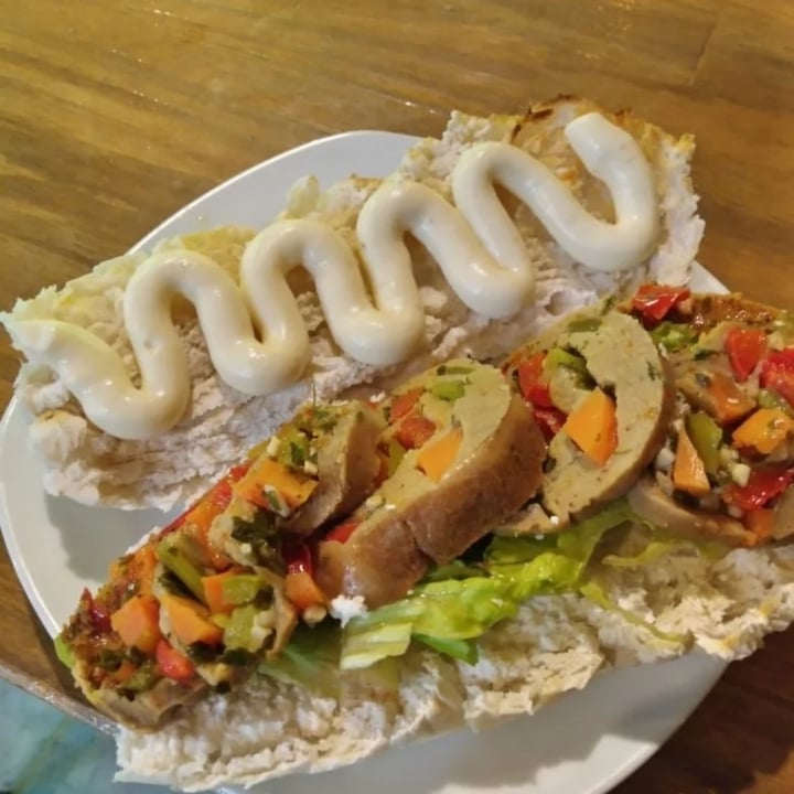 review photo of Liberación Cocina Vegana Sandwich de matambre shared by @cintiahellsing on 10 May 2022 - review