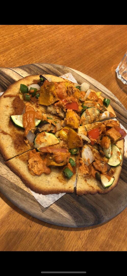photo of The Living Cafe Veggie delight pizza shared by @healthywithakriti on  30 Nov 2019 - review