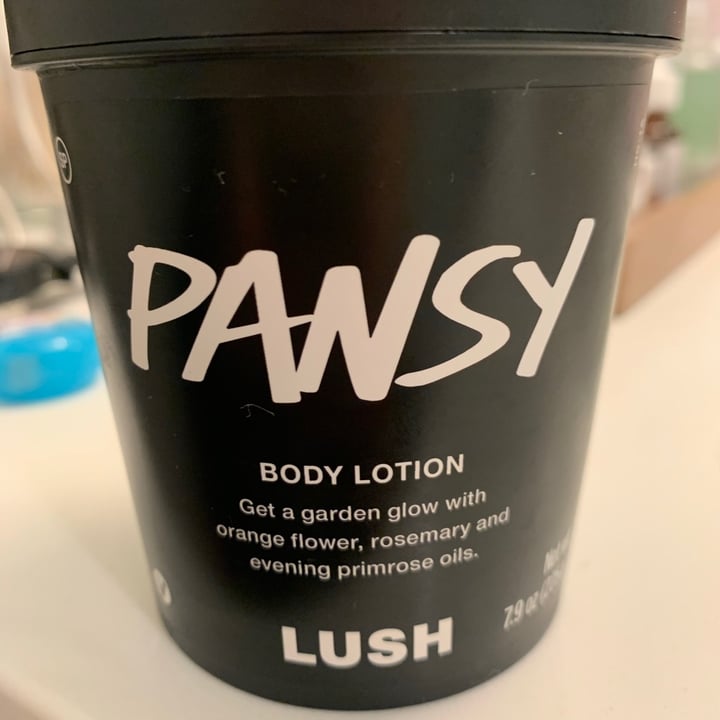 photo of LUSH Fresh Handmade Cosmetics Pansy Body Lotion shared by @anabella7 on  29 Apr 2020 - review