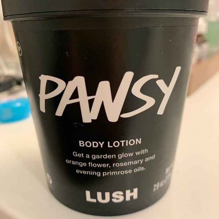 photo of LUSH Fresh Handmade Cosmetics Pansy Body Lotion shared by @anabella7 on  29 Apr 2020 - review