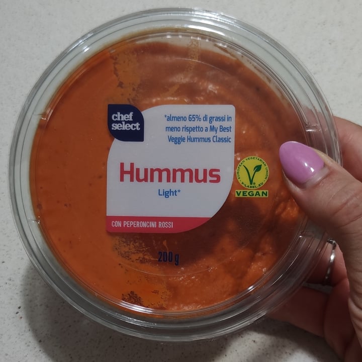 photo of Chef Select Hummus Light con Peperoncini Rossi shared by @angelarusso on  19 Jul 2022 - review