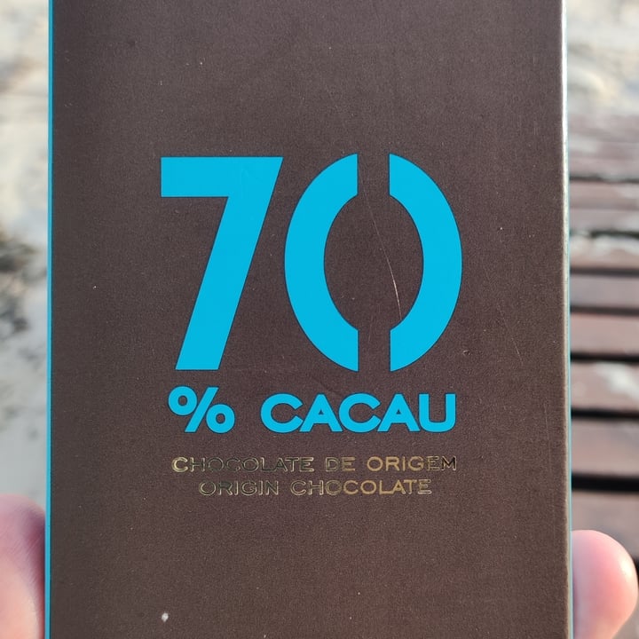 photo of Espírito Cacau chocolate vegano 70% cacau shared by @rok-comavegetais on  27 Jul 2022 - review
