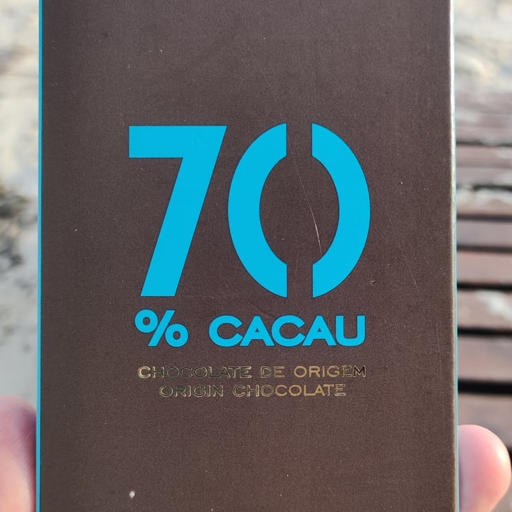 review photo of Espírito Cacau chocolate vegano 70% cacau shared by @rok-comavegetais on 27 Jul 2022 - review