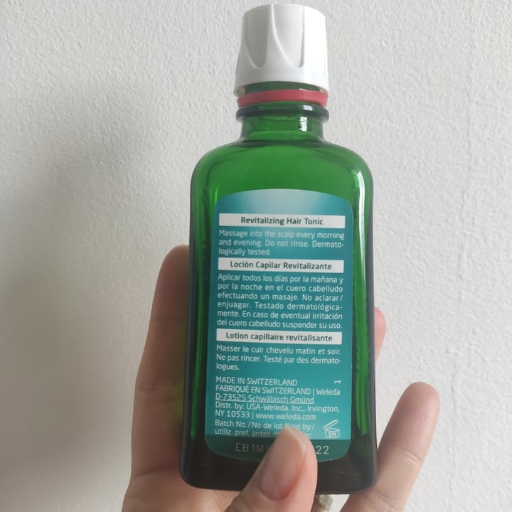 review photo of Weleda Aceite Capilar Intensivo shared by @andressamaiochi on 29 Jan 2022 - review