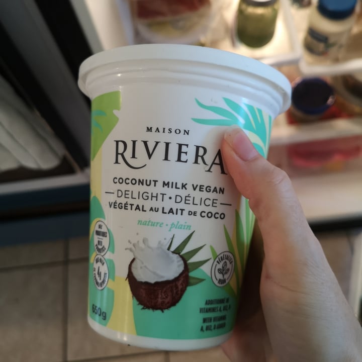 photo of Maison Riviera Plain Coconut milk Vegan Delight shared by @uneboucheedevie on  23 Nov 2021 - review