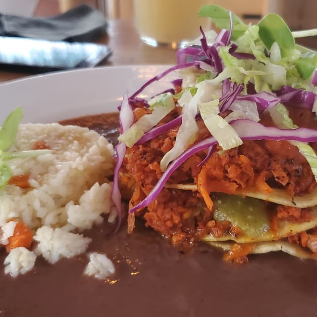 Photo of the dish “Pastel Azteca”