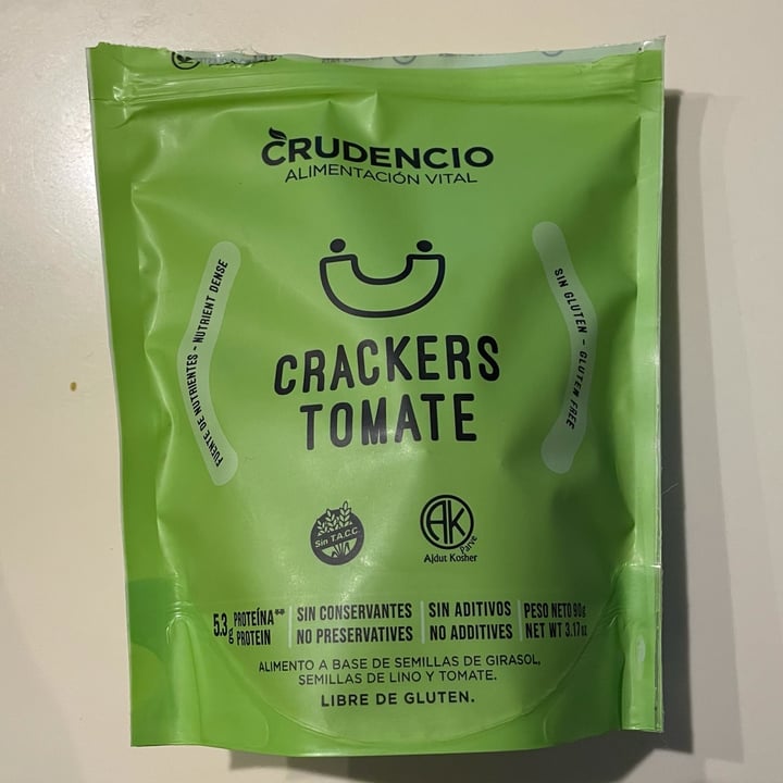 photo of Crudencio Crackers De Tomate shared by @valenequiza on  18 Jan 2022 - review