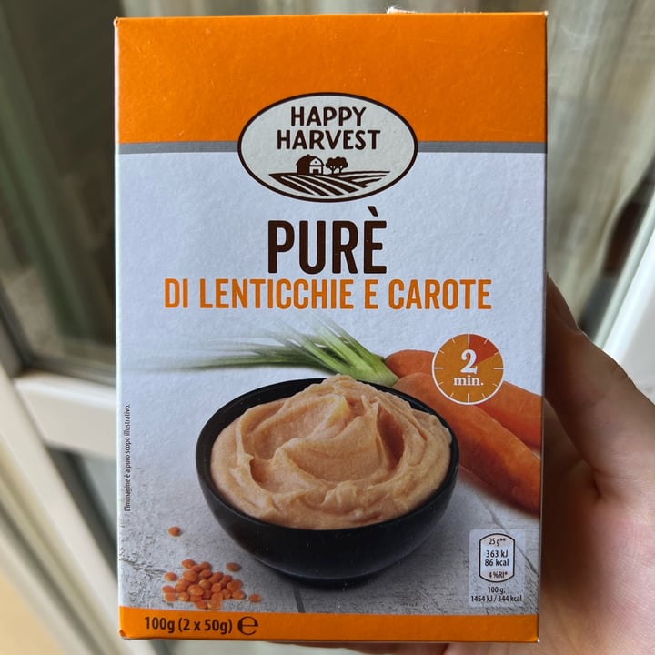photo of Happy Harvest Pure’ Di Lenticchie E Carote shared by @falenagrigia on  26 Apr 2022 - review