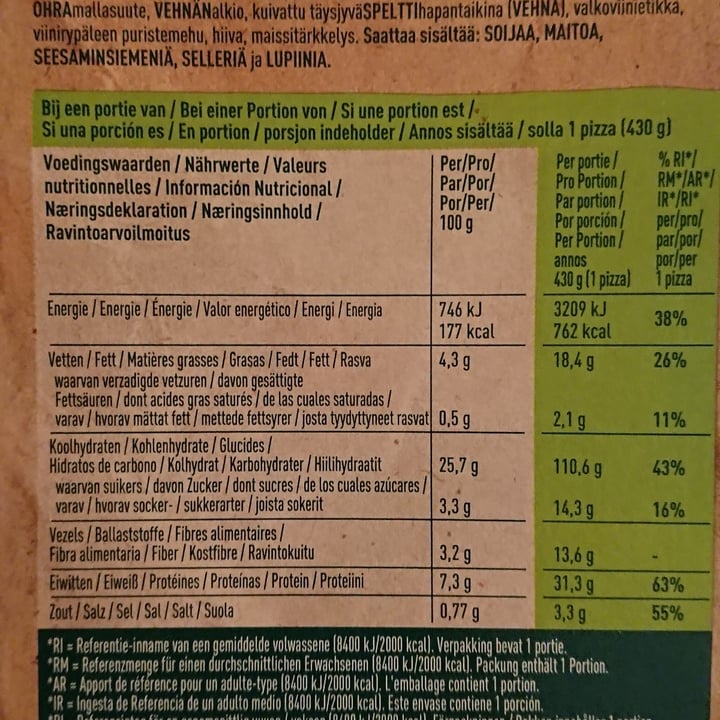 review photo of Garden Gourmet Veggie Lovers Pizza shared by @antonellaf on 26 Mar 2022 - review