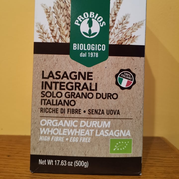 review photo of Probios lasagne integrali shared by @fra9 on 07 Aug 2022 - review
