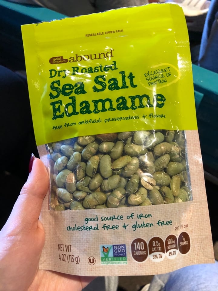 photo of Gold emblem dry roasted sea salt edamame shared by @audreykeer on  25 Dec 2019 - review