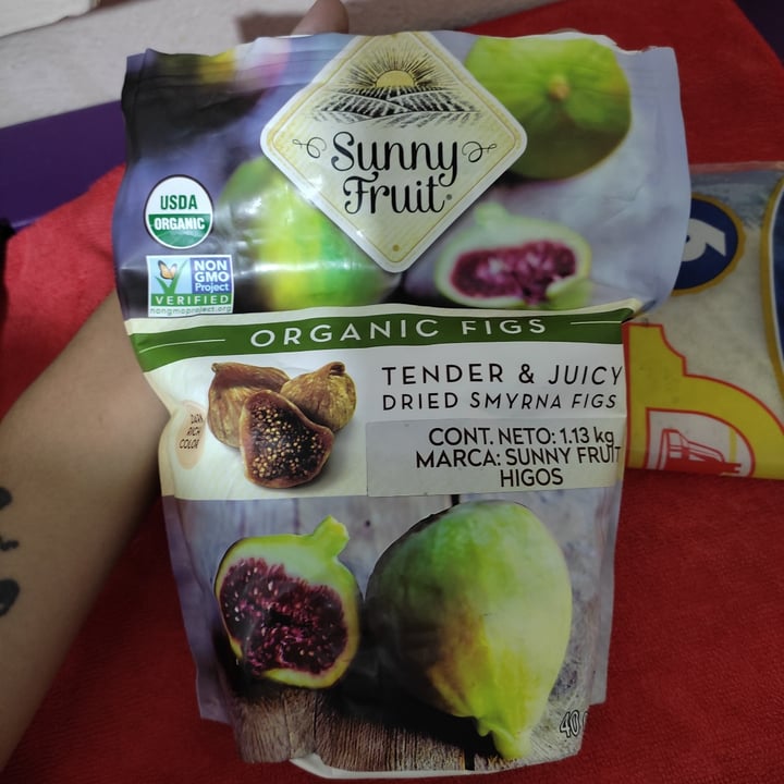 photo of Sunny Fruit Organic Figs shared by @morritavegana on  30 Sep 2021 - review