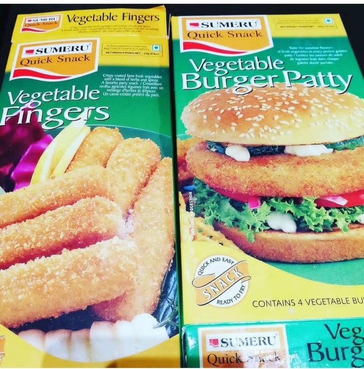 review photo of Sumeru Vegetable Burger Patty shared by @steffbelly on 04 Apr 2020 - review