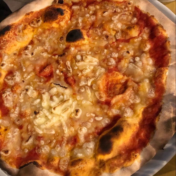 photo of Pizzeria Frontoni Margherita Vegan shared by @crisvegana on  17 Jun 2022 - review