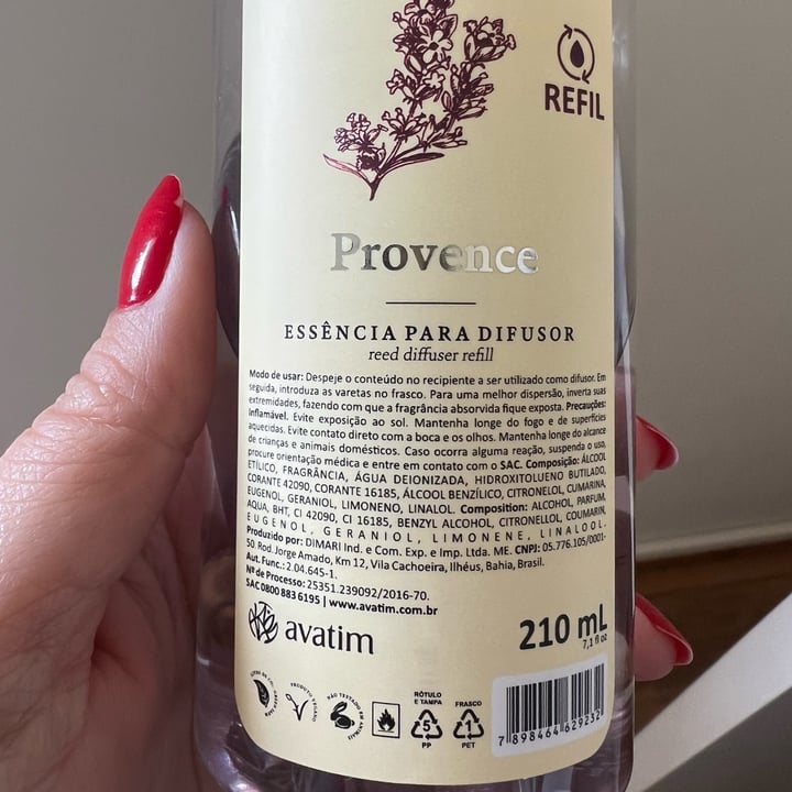 photo of Avatim Essência para Difusor shared by @melmicheletti on  06 Nov 2022 - review