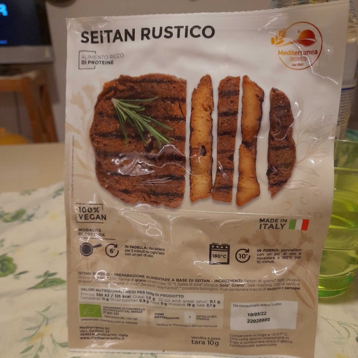 photo of Mediterranea BioVeg Seitan rustico shared by @manu71 on  20 Apr 2022 - review