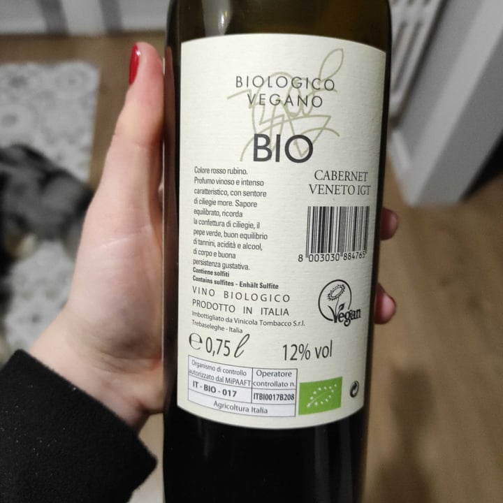 photo of Vinicola Tombacco Cabernet Veneto shared by @giuliathefox on  27 Dec 2021 - review