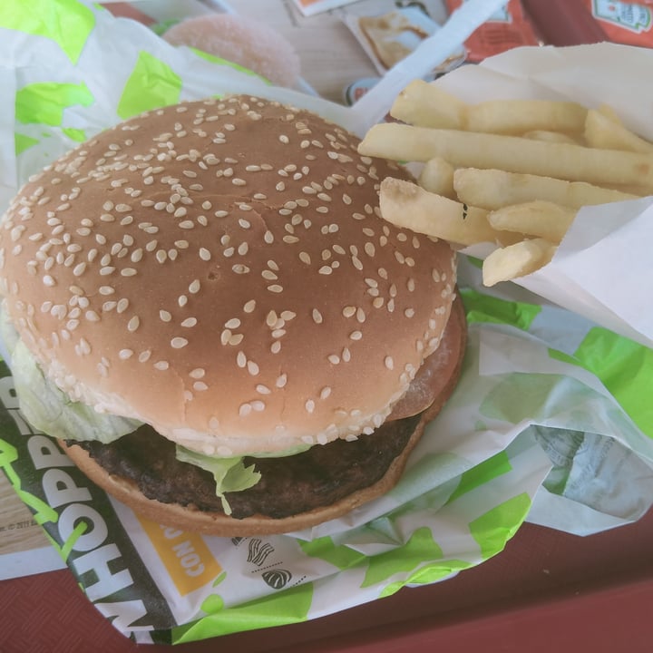 photo of Burger King Rebel whopper shared by @veggieemma on  30 Aug 2020 - review