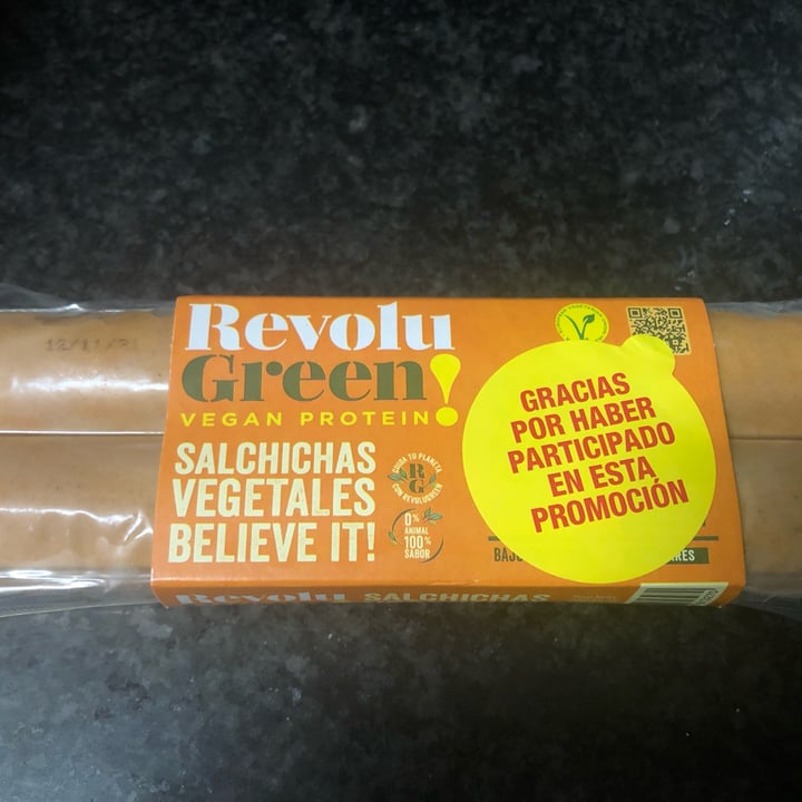 photo of Revolu Green Salchichas vegetales shared by @activxlosanimales on  14 Oct 2021 - review