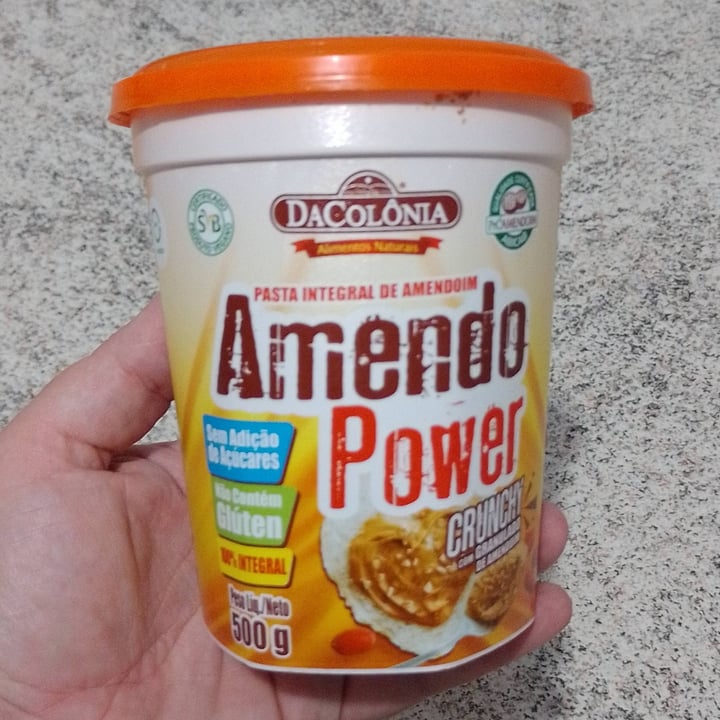 photo of DaColônia pasta integral de amendoim shared by @anapaulaalves on  09 May 2022 - review