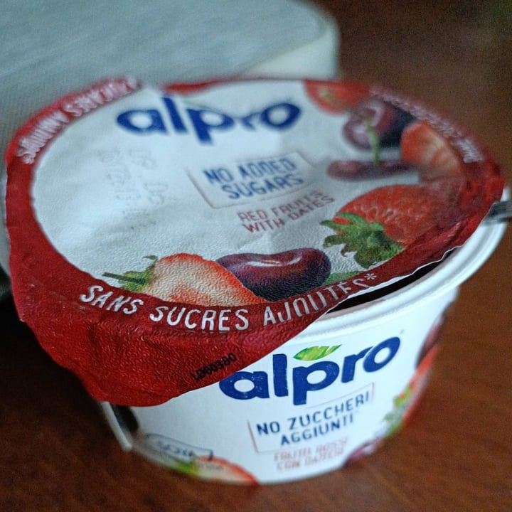 photo of Alpro Red Fruits With Dates (No Added Sugars) shared by @sarahperiz on  19 May 2022 - review