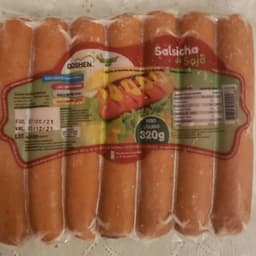salsicha de soja