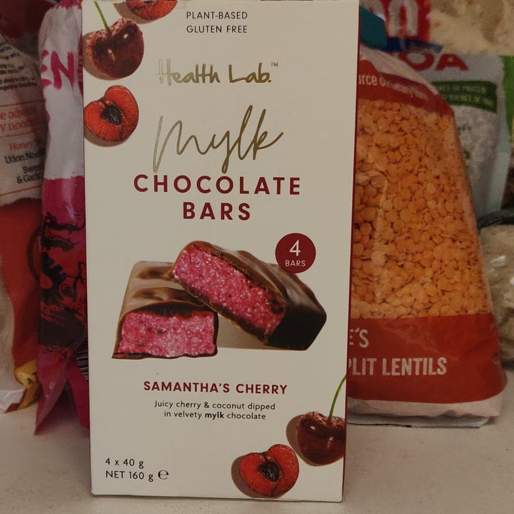 photo of Health Lab Mylk Chocolate Bars: Samantha's Cherry shared by @cruzilla on  05 May 2022 - review