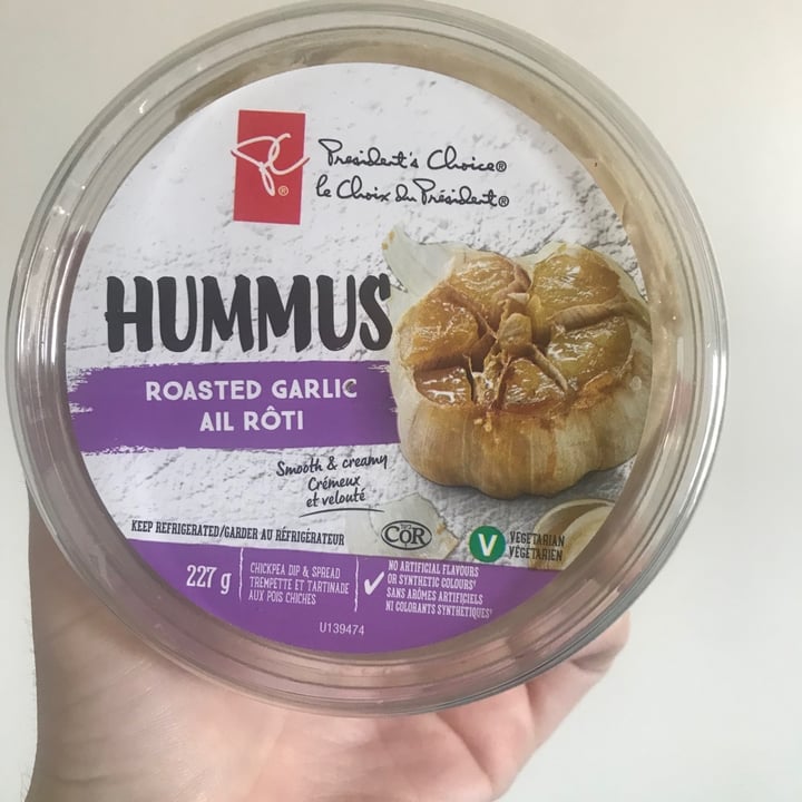 photo of President's Choice Roasted Garlic Hummus shared by @kaylabear on  26 Mar 2020 - review