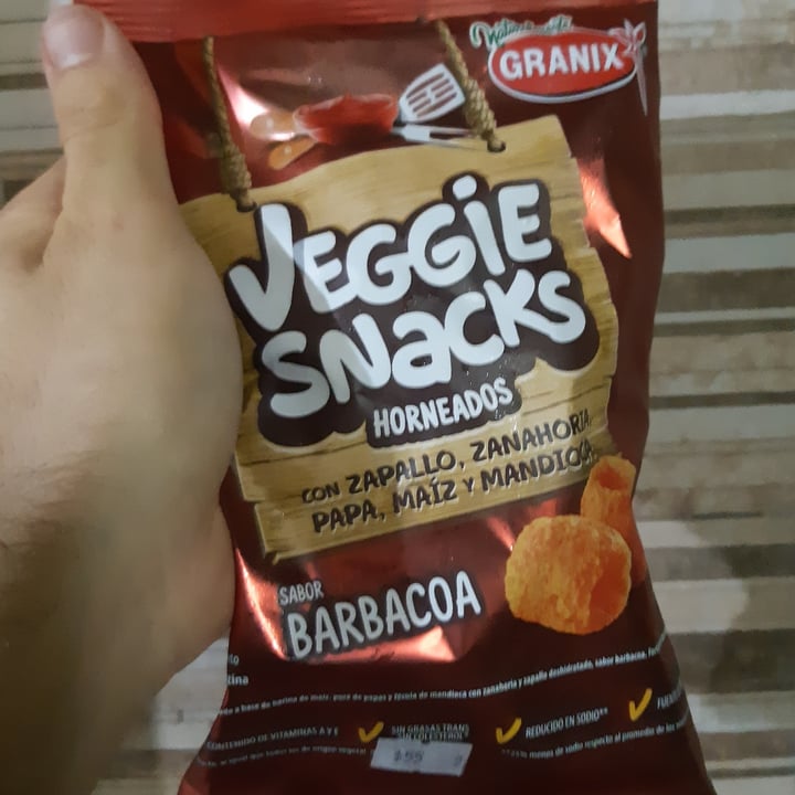 photo of Granix Veggie Snacks Sabor Barbacoa shared by @nahuelyuge on  30 Mar 2021 - review