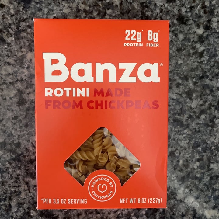 photo of Banza Rotini Made from Chickpeas shared by @sunshinestate2123 on  30 Jun 2021 - review