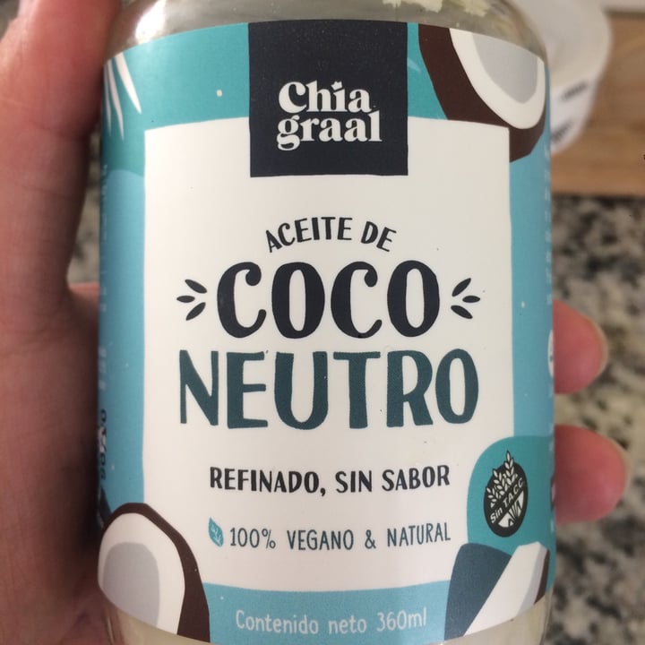 photo of Chia Graal Aceite de coco Neutro shared by @babyoda on  17 Sep 2020 - review