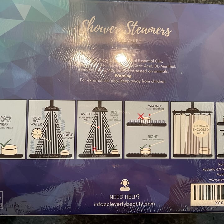 photo of Cleverfy  Shower Steamers shared by @suzyque on  31 Dec 2021 - review