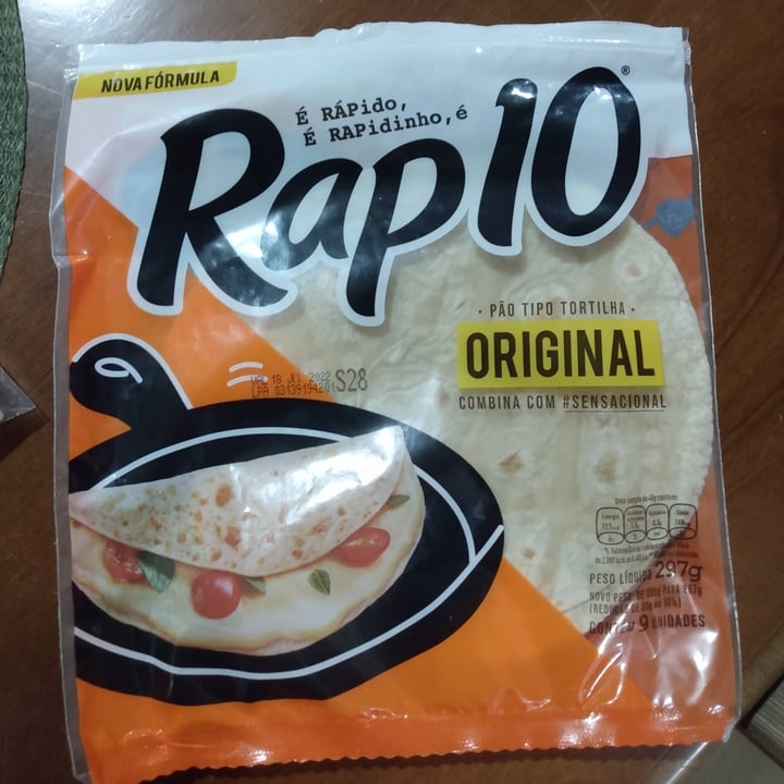 photo of Rap 10 Pão Tortilha Tradicional shared by @anyveggie on  13 Jun 2022 - review