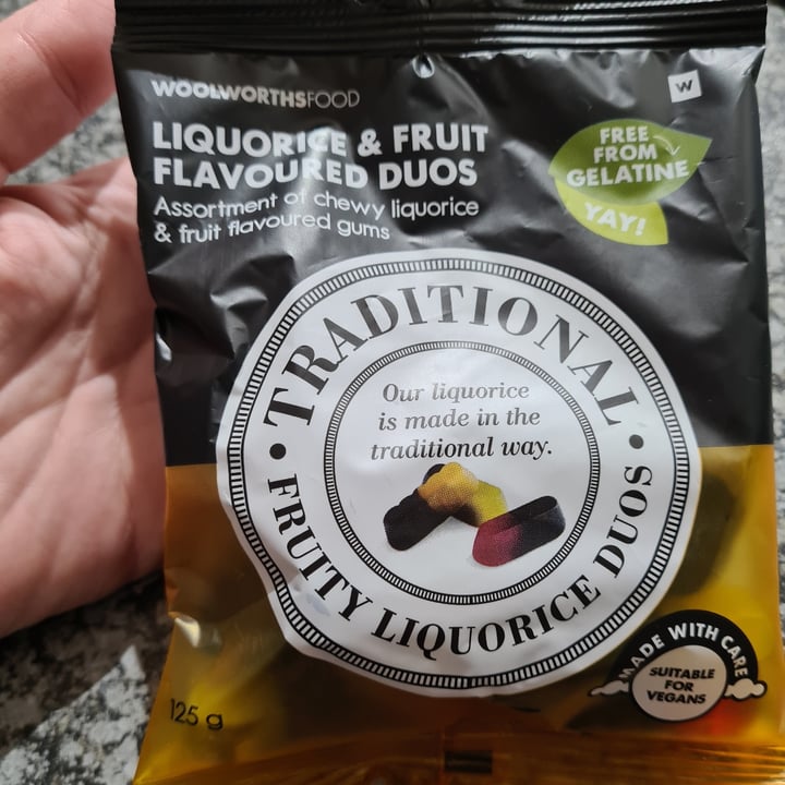 photo of Woolworths Food Liquorice & Fruit Flavoured Duos shared by @kera on  15 Oct 2021 - review